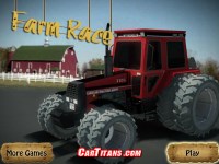 Гра Гонки на тракторах по фермі