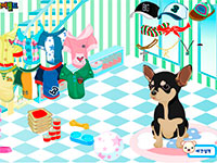Гра Для дівчаток одевалкі собак
