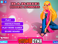 Гра Знайди цифри Барбі