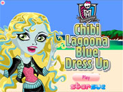 Гра Монстр Хай одягалки Лагуна Блю