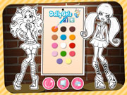 Гра Монстр Хай малювалки