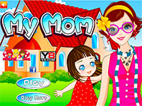 Гра Одягалки мама і донька для дівчаток