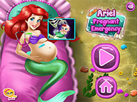 Гра Вагітна Аріель в госпіталі