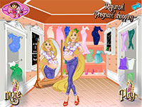 Гра Одевалка для дівчаток з вагітною Рапунцель