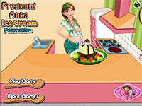 Гра Вагітна Анна готує десерт