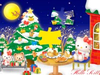 Гра Хелло Кітті - новорічний пазл