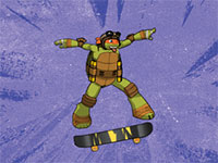 Гра Черепашки ніндзя на скейтборді