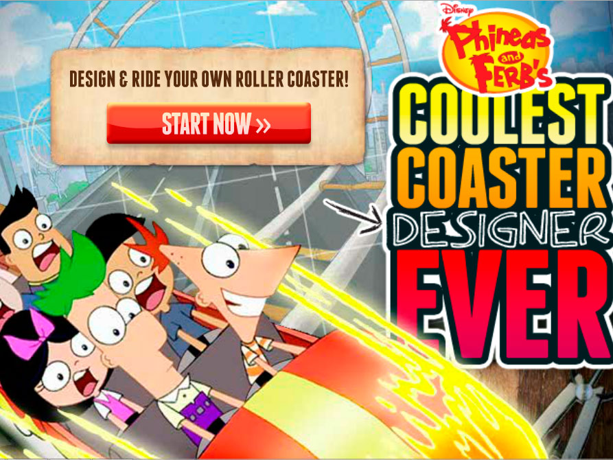 Гра Фінес і Ферб американські гірки