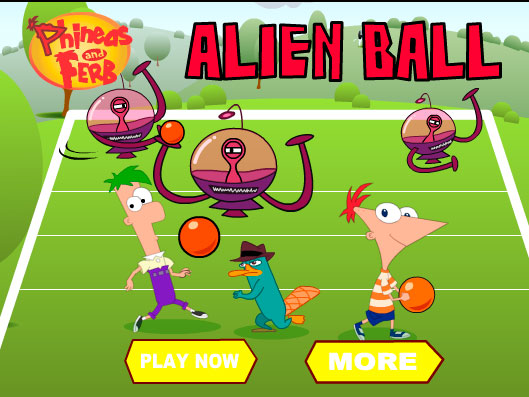 Гра Фінес і Ферб кульки