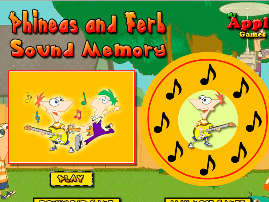 Гра Фінес, Ферб і музика