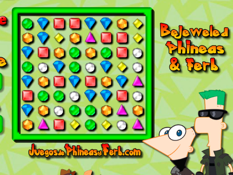 Гра Фінес і Ферб три в ряд