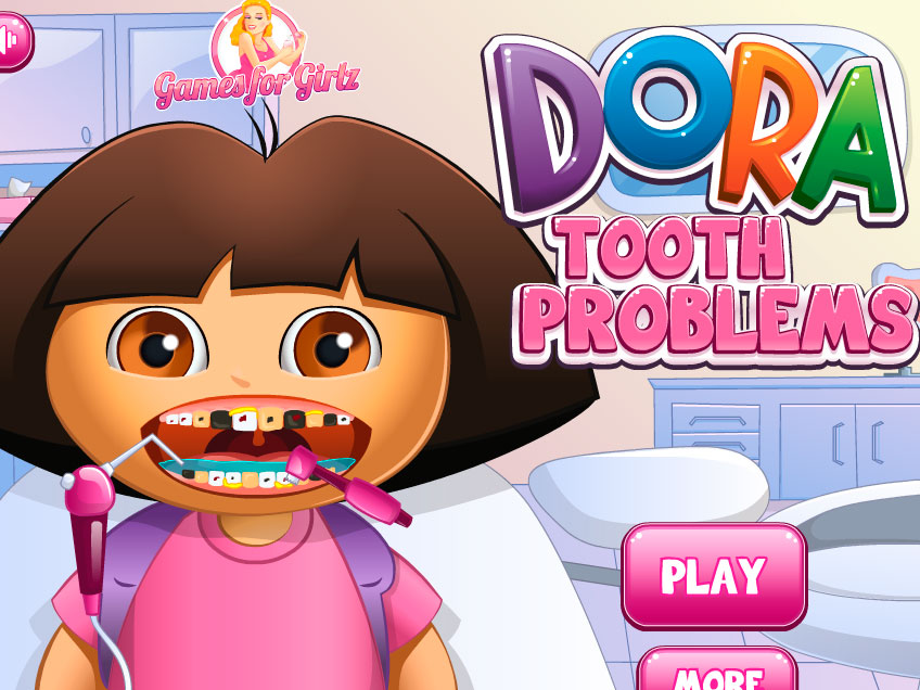 Гра Даша лікує зуби