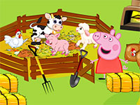 Гра Щаслива курочка грати з Свинки Пеппы