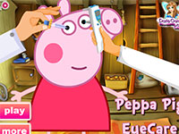 Гра Свинка Пеппа доглядає за очима