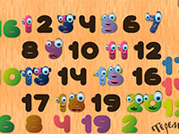 Гра Вчимося рахувати до 20 розвиваючі
