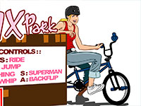 Гра Паркур на великах