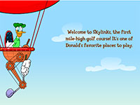 Гра Дональд Дак грає в гольф