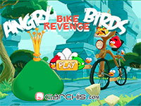 Гра Енгрі бердз на велосипеді
