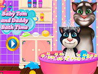 Гра Маленький Те купається