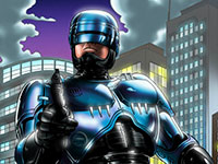 Гра Втеча від робота поліцейського