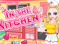 Гра одевалка Кухня