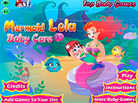 Гра Турбота про маленьку русалці