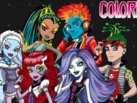 Гра Розмальовка Монстр Хай