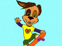 Гра Онлайн розфарбовування Барбоскины