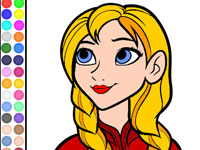 Гра Онлайн розфарбовування Холодне Серце