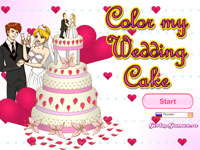 Гра Розмальовка для дітей Торт