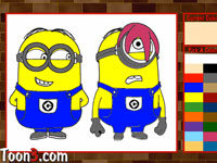 Гра Онлайн розфарбовування Міньйони