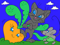 Гра Розмальовка для дітей Ріпка