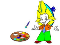 Гра Розмальовка для дітей Незнайко