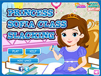 Гра Маленька Софія робить уроки