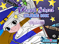 Гра Розмальовка: Школа відьом